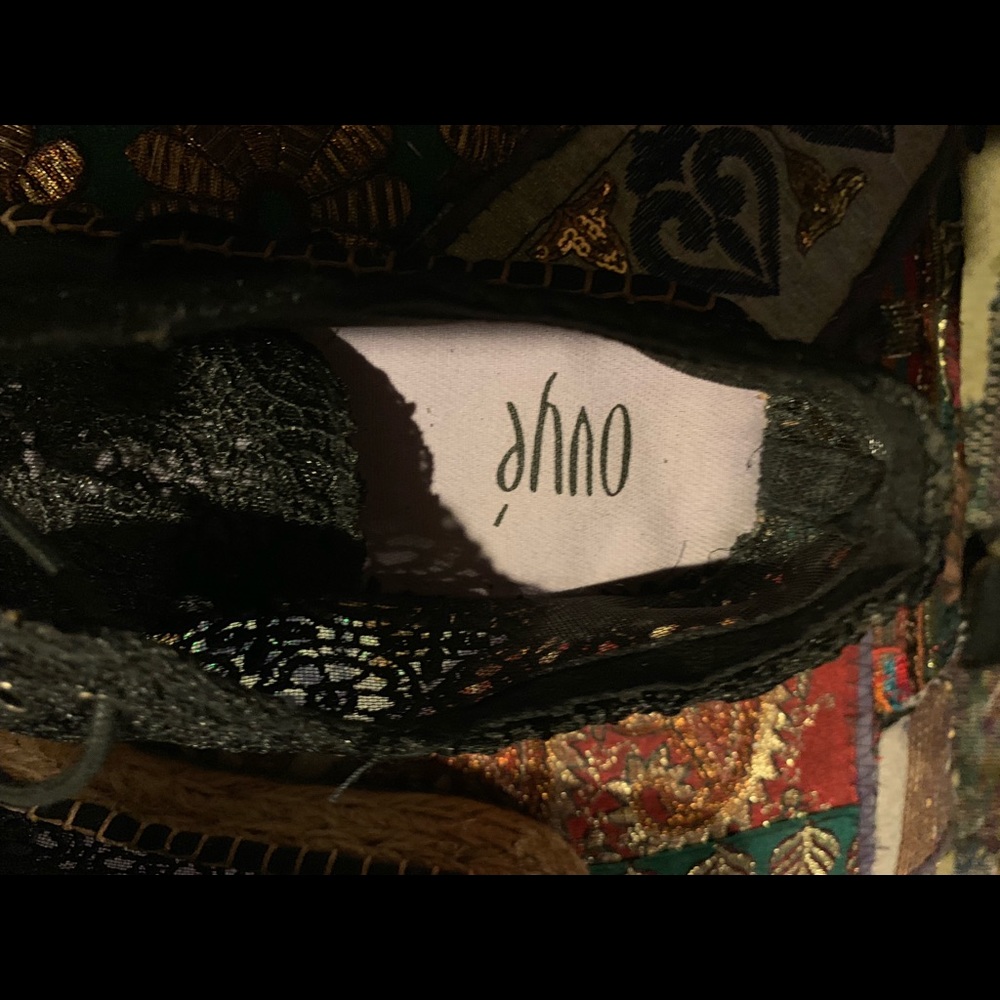Lace platform espadrilles. - Picture 5 of 8